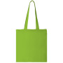 Madras 140 g/m² cotton tote bag 7L - Lime