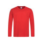 Stedman T-shirt Crewneck Classic-T LS 186c scarlet red XXL