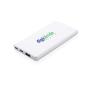 Ultra snelle 5.000 mAh powerbank, wit