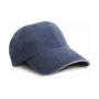 Fine Cotton Twill Cap - Navy/Putty - One Size
