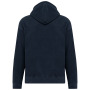 Oversized uniseks sweater met capuchon in gerecycleerd fleece Navy XXL