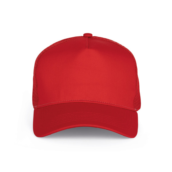 Trucker Cap – 5 Panels Red One Size