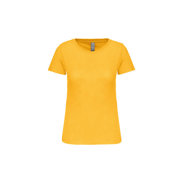 Dames-t-shirt BIO150 ronde hals Yellow XS