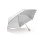 Uiterst lichte opvouwbare 21” paraplu met hoes - Wit