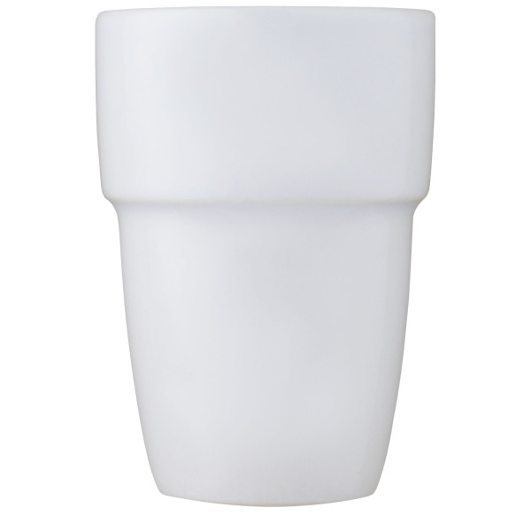 Staki 4-piece 280 ml stackable mug gift set - White