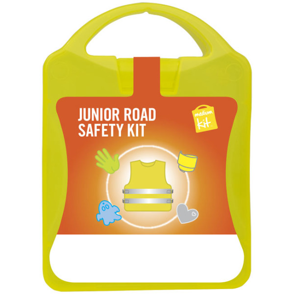 MyKit Mediuim Junior Road Safety kit - Geel