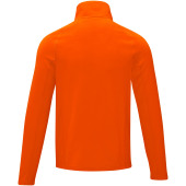 Zelus heren fleece jas - Oranje - 3XL