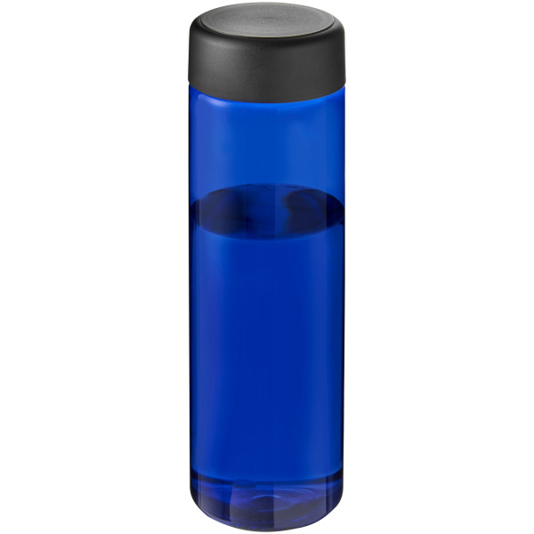 H2O Active® Eco Vibe 850 ml screw cap water bottle - Blue/Solid black