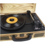 Prixton VC400 vinyl MP3-speler - Hout