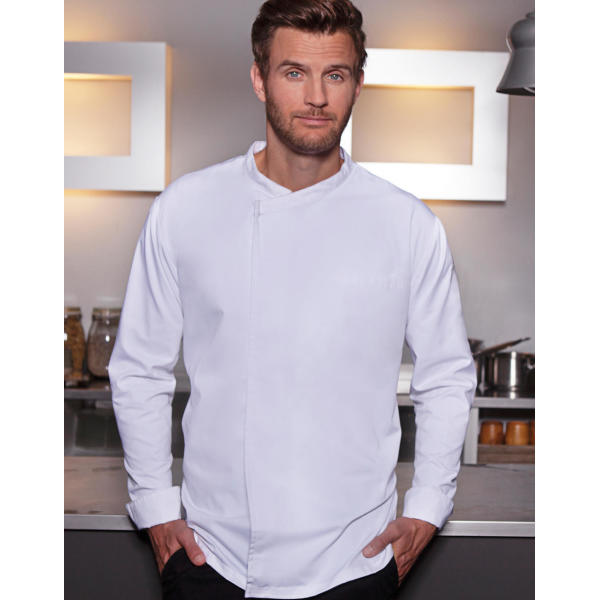 Chef's Shirt Basic Long Sleeve - White