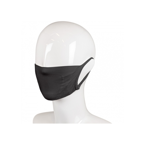Herbruikbaar gezichtsmasker met filterzakje Made in Europe - Zwart