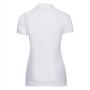 Ladies Fitted Stretch Polo, White, XXL, RUS