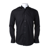 Tailored Fit Business Shirt - Black - M