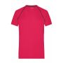 Men's Sports T-Shirt - bright-pink/titan - XXL