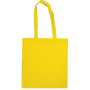 Katoenen tas met lange hengsels, 140 gr/m² - Geel