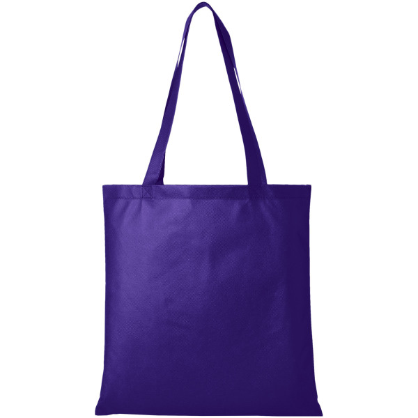 Zeus large non-woven convention tote bag 6L - Dark purple