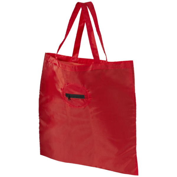 Takeaway opvouwbare polyester draagtas - Rood