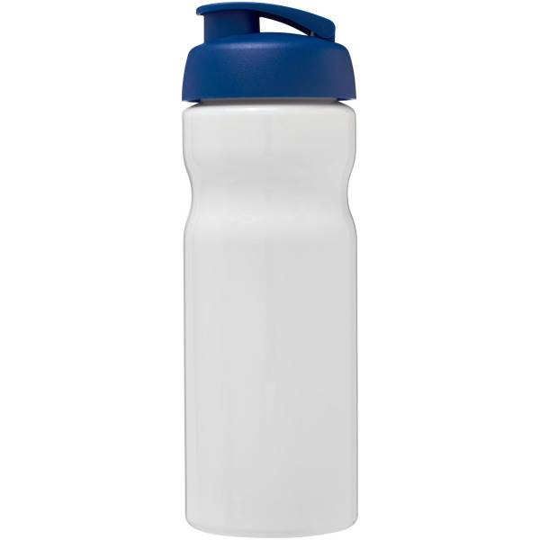 H2O Active® Base 650 ml flip lid sport bottle - White/Blue
