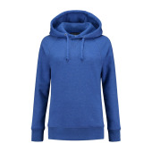 L&S Heavy Sweater Hooded Raglan for her royal blue heather XXL