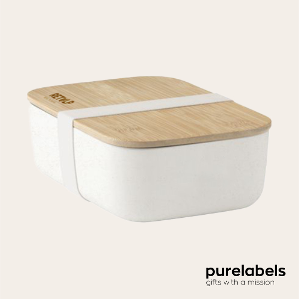 Duurzaam relatiegeschenk |  duurzame lunchbox wit