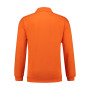 L&S Polosweater for him orange XXXL