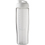 H2O Active® Tempo 700 ml sportfles en infuser met flipcapdeksel - Transparant/Wit