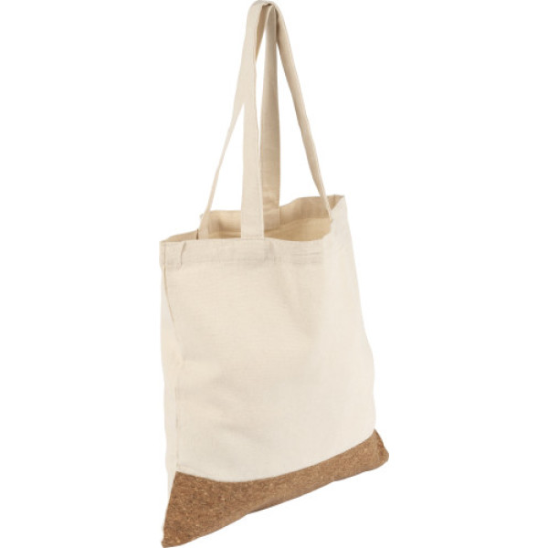Cotton (250 gr/m²) shopping bag Dalia khaki
