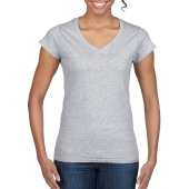 Gildan T-shirt V-Neck SoftStyle SS for her cg7 sport grey L