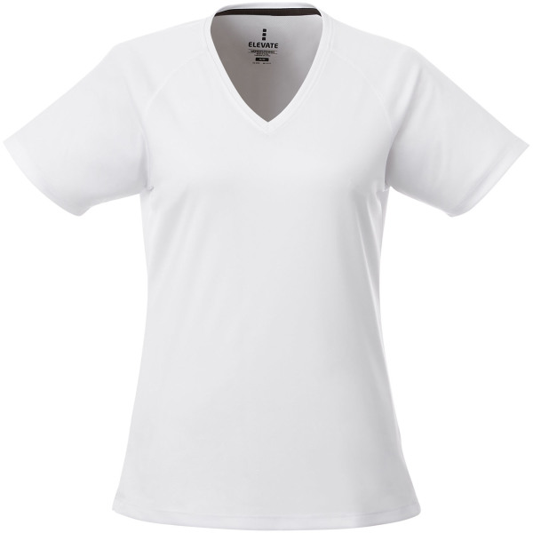 Woord Vermeend middernacht Amery cool fit V-hals dames t-shirt met korte mouwen | Promocompany