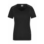 Ladies' Workwear T-Shirt - SOLID - - black - 4XL