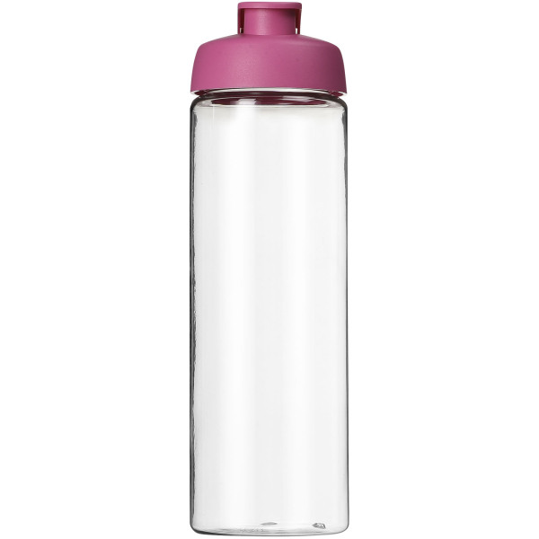 H2O Active® Vibe 850 ml flip lid sport bottle - Transparent/Pink