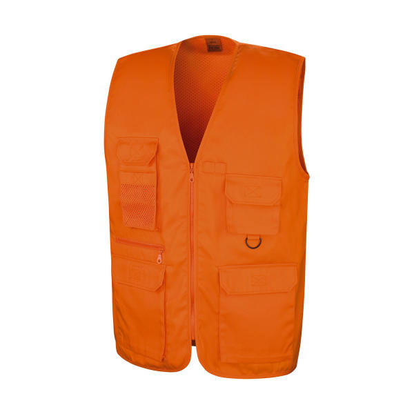 Safari Waistcoat - Orange - S