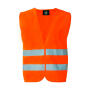 Basic Car Safety Vest for Print "Karlsruhe" - Orange - XL