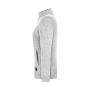 Ladies' Knitted Workwear Fleece Jacket - SOLID - - white-melange/carbon - M