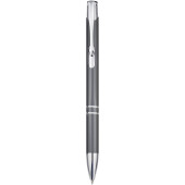 Moneta aluminium balpen (blauwe inkt) - Grijs
