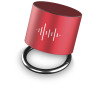 SCX.design S25 speaker aluminium met ring - Rood/Wit
