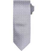 Micro dot tie Silver / White One Size