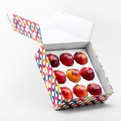 Geschenkverpakking incl. 9 appels met zwarte bedrukking