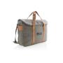 Canvas laptop tas PVC vrij, grijs