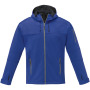 Match softshell heren jas - Blauw - XS