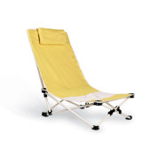 Strandstoel met nekkussen - Stalen frame Strandstoel met nekkussen - Stalen frame