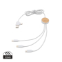 RCS gerecycled plastic Ontario 6-in-1 kabel, wit
