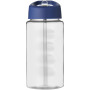 H2O Active® Bop 500 ml sportfles met tuitdeksel - Transparant/Blauw