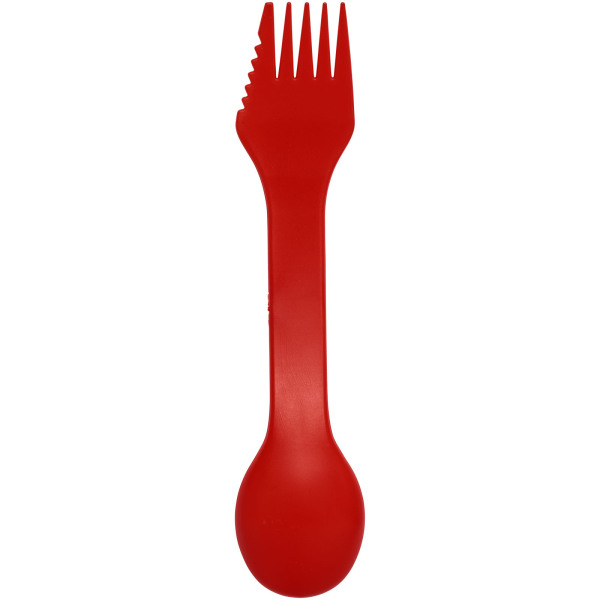 Epsy 3-in-1 spoon, fork, and knife - Red