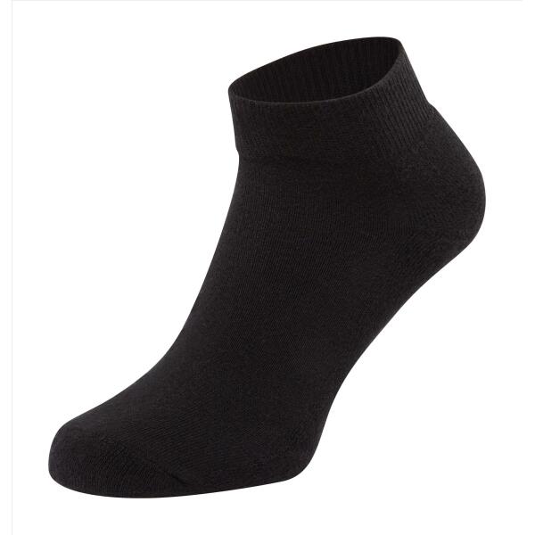 Quarter Socks 3PK, Black, S, FOL