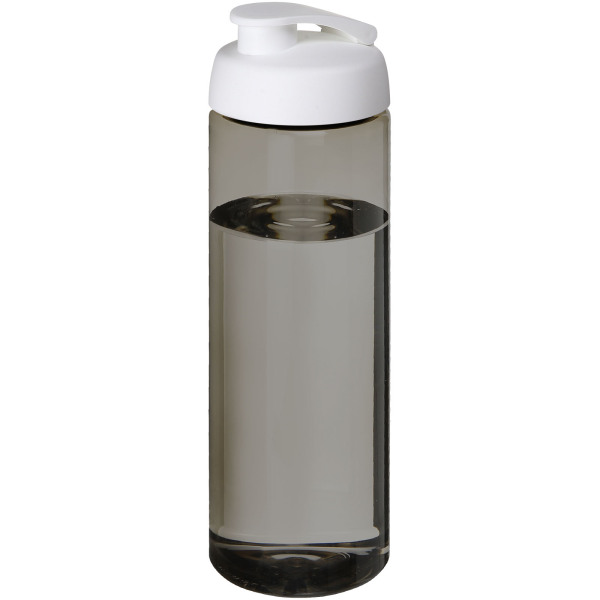 H2O Active® Eco Vibe 850 ml drinkfles met klapdeksel - Charcoal/Wit