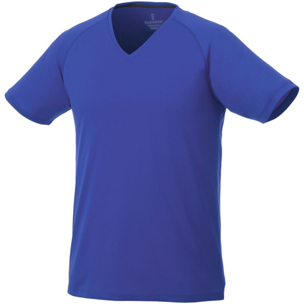 Amery short sleeve men's cool fit v-neck t-shirt - Blue - S