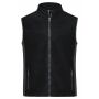 Men's Workwear Fleece Vest - STRONG - - black/carbon - 6XL