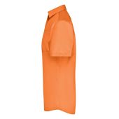 Men's Business Shirt Short-Sleeved - orange - S