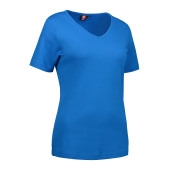 Interlock T-shirt | V-neck | women - Turquoise, L
